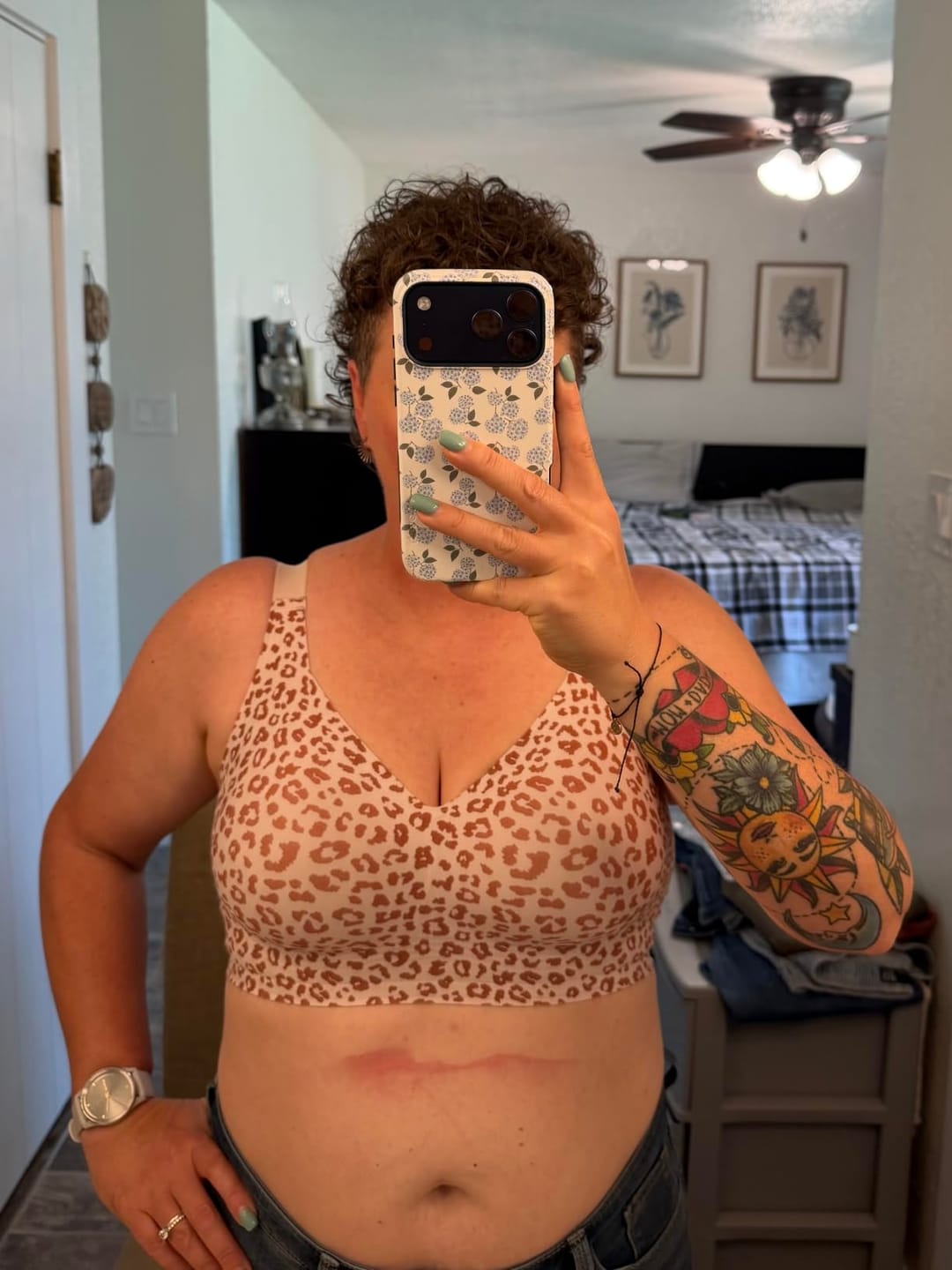 Customer photo review of ComfortContour Wireless Bra