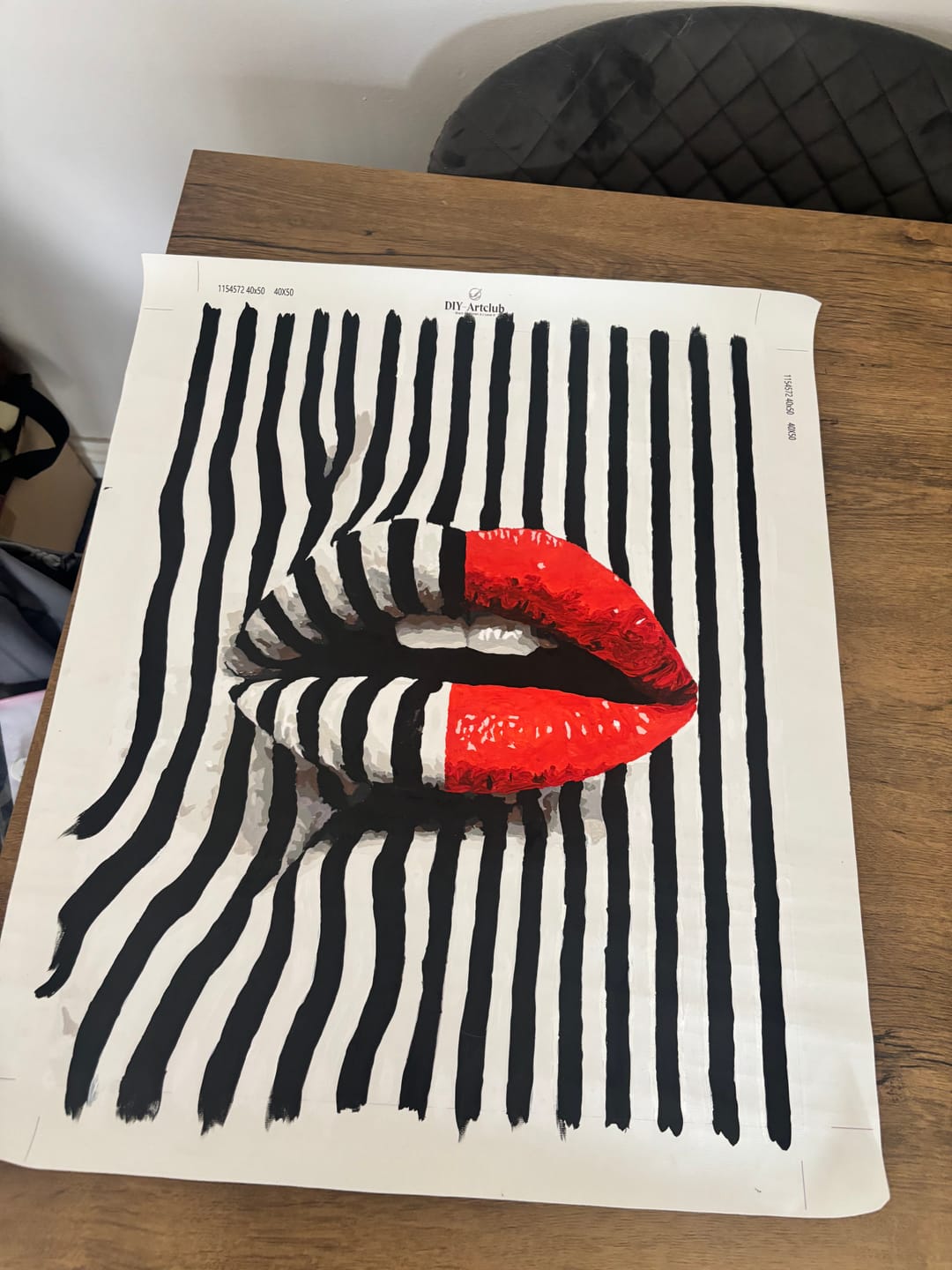 Customer photo review of Bold Expression | Paint by Number