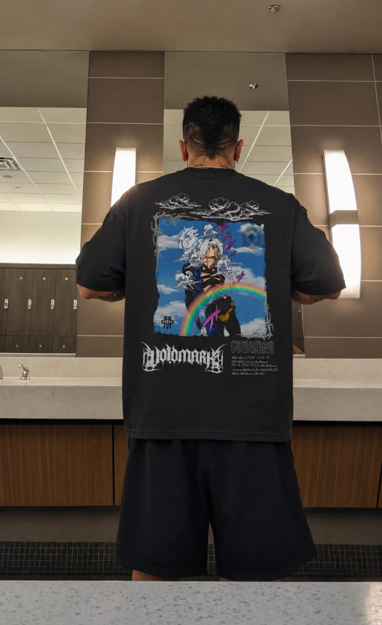 Customer photo review of 'JoJo: WeatherReport' Oversized T-shirt