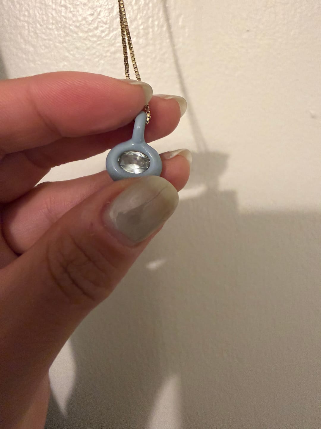 Customer photo review of The Birthstone Charm