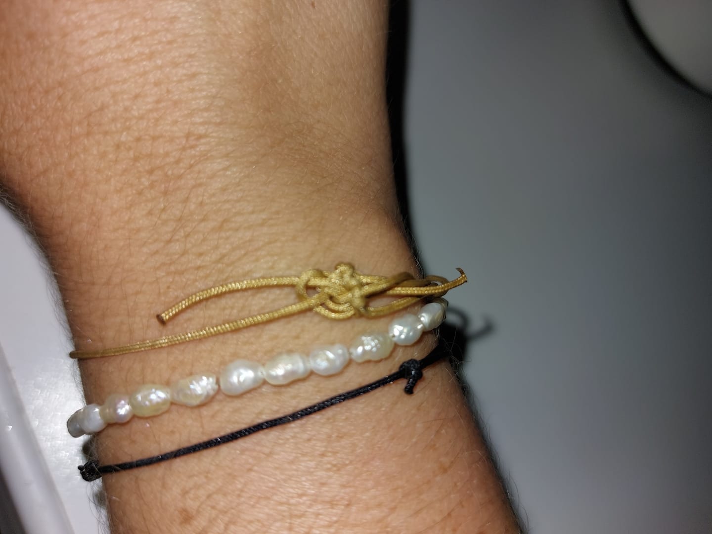 Customer photo review of Obsidian Armband - Naturband