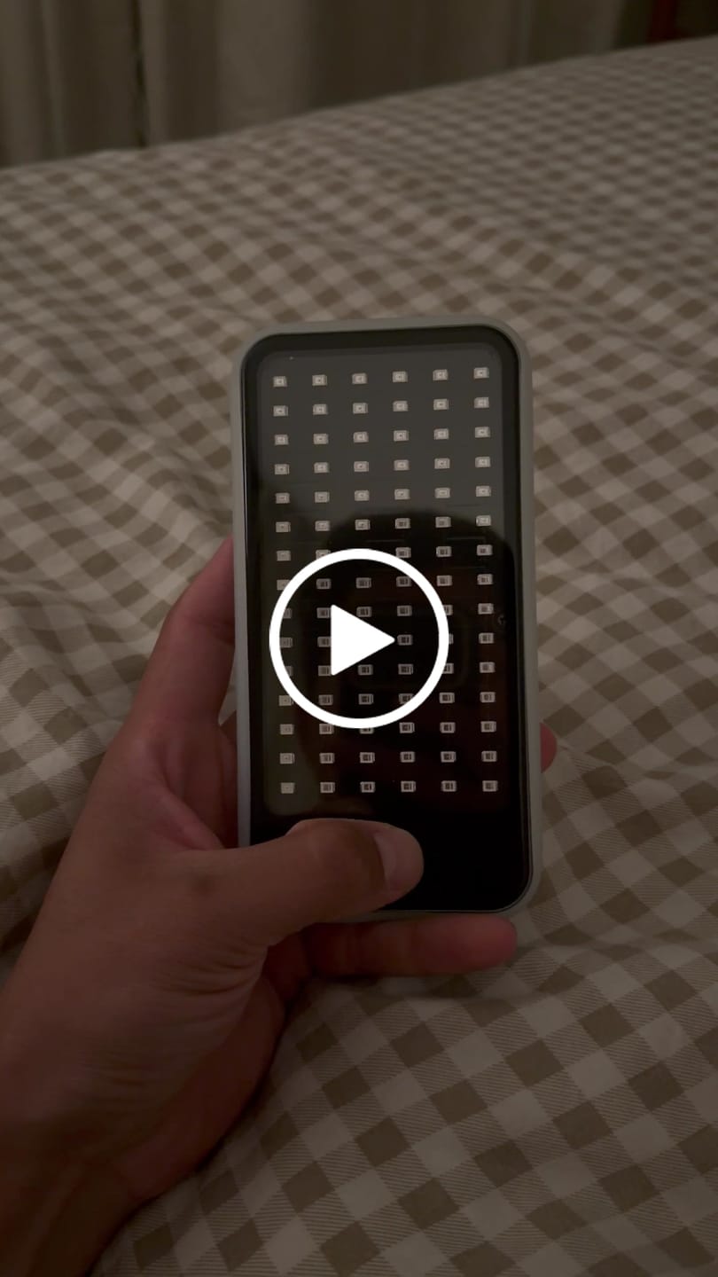 Customer video review of Red & Infrared Light Panel
