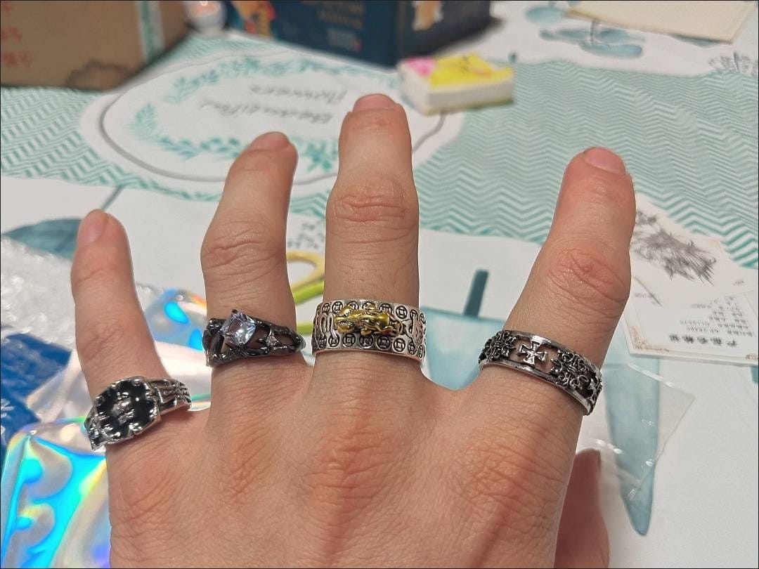 Customer photo review of FREE Today: FengShui Pixiu Mantra Ring for Wealth Success & Protection