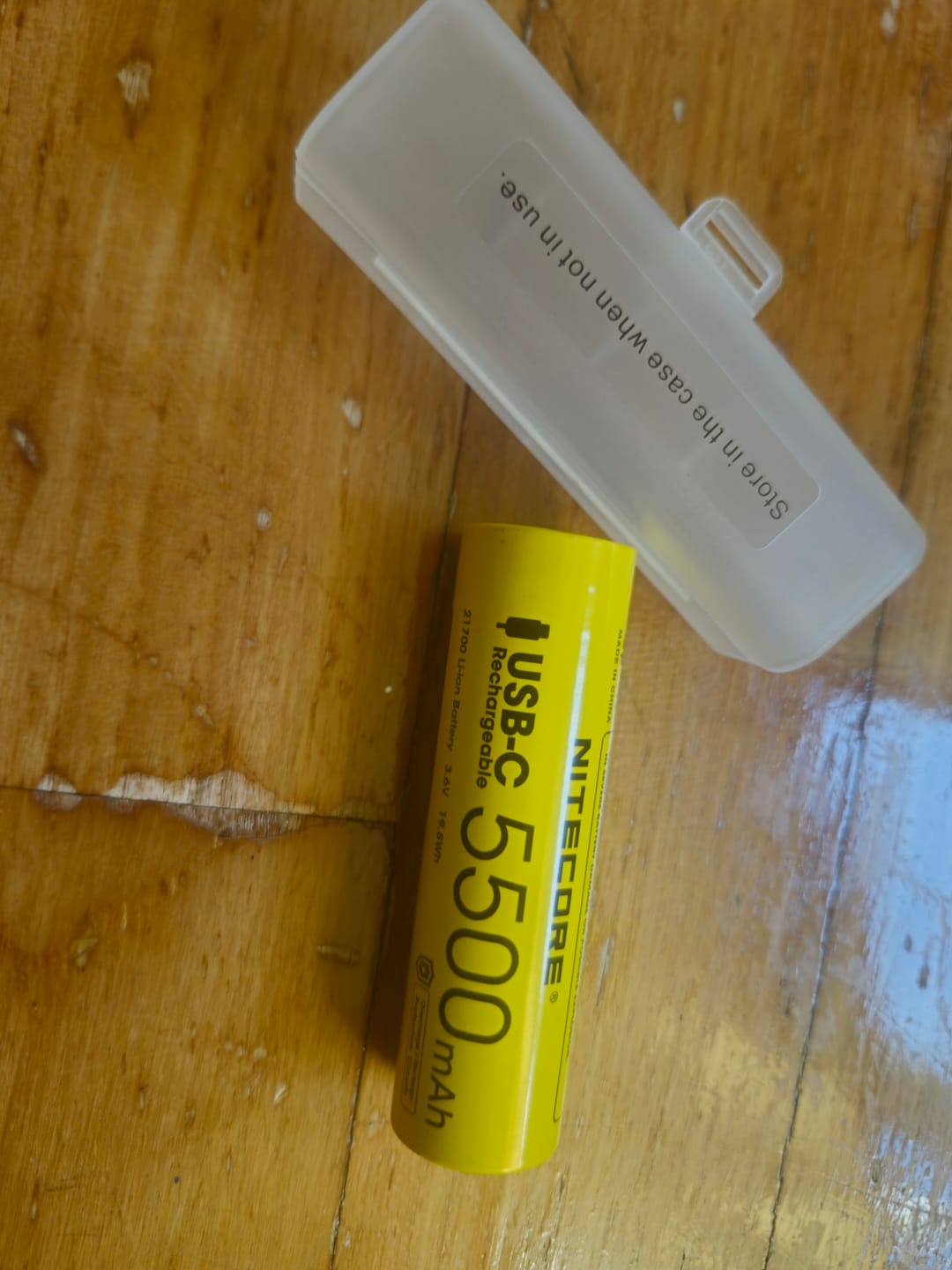 Customer photo review of NL2155HPR (21700 - 5500mAh - 20A)