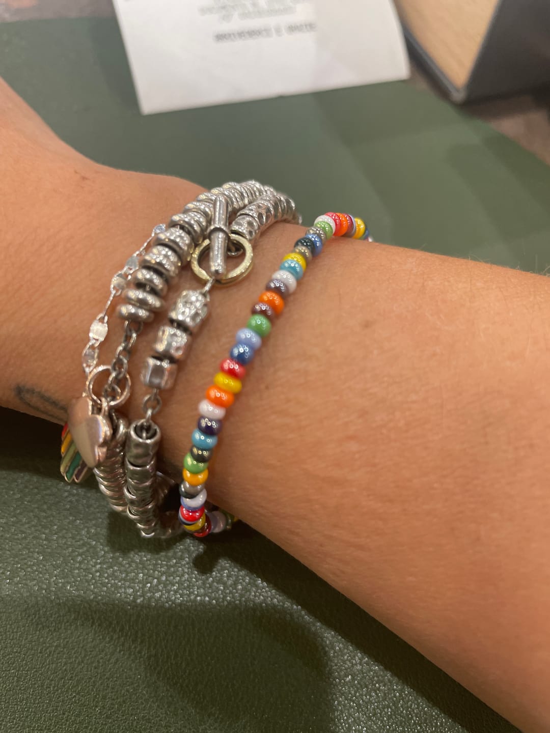 Customer photo review of Bracciale Caramellina