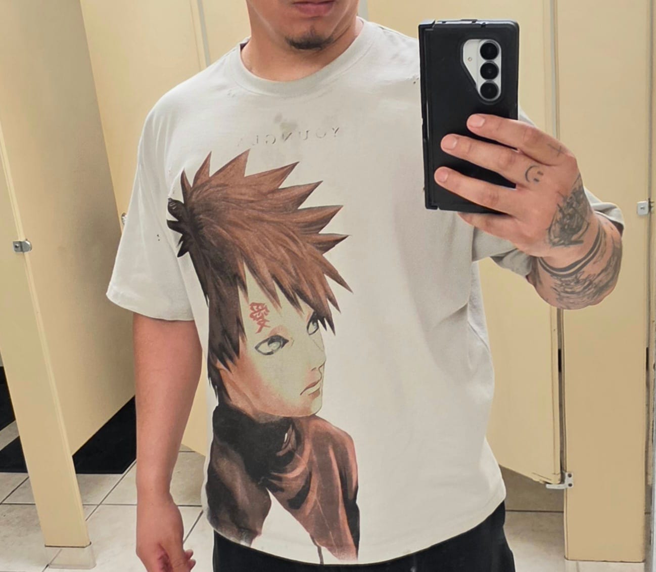 Customer photo review of 4318 - Naruto Distressed Tees