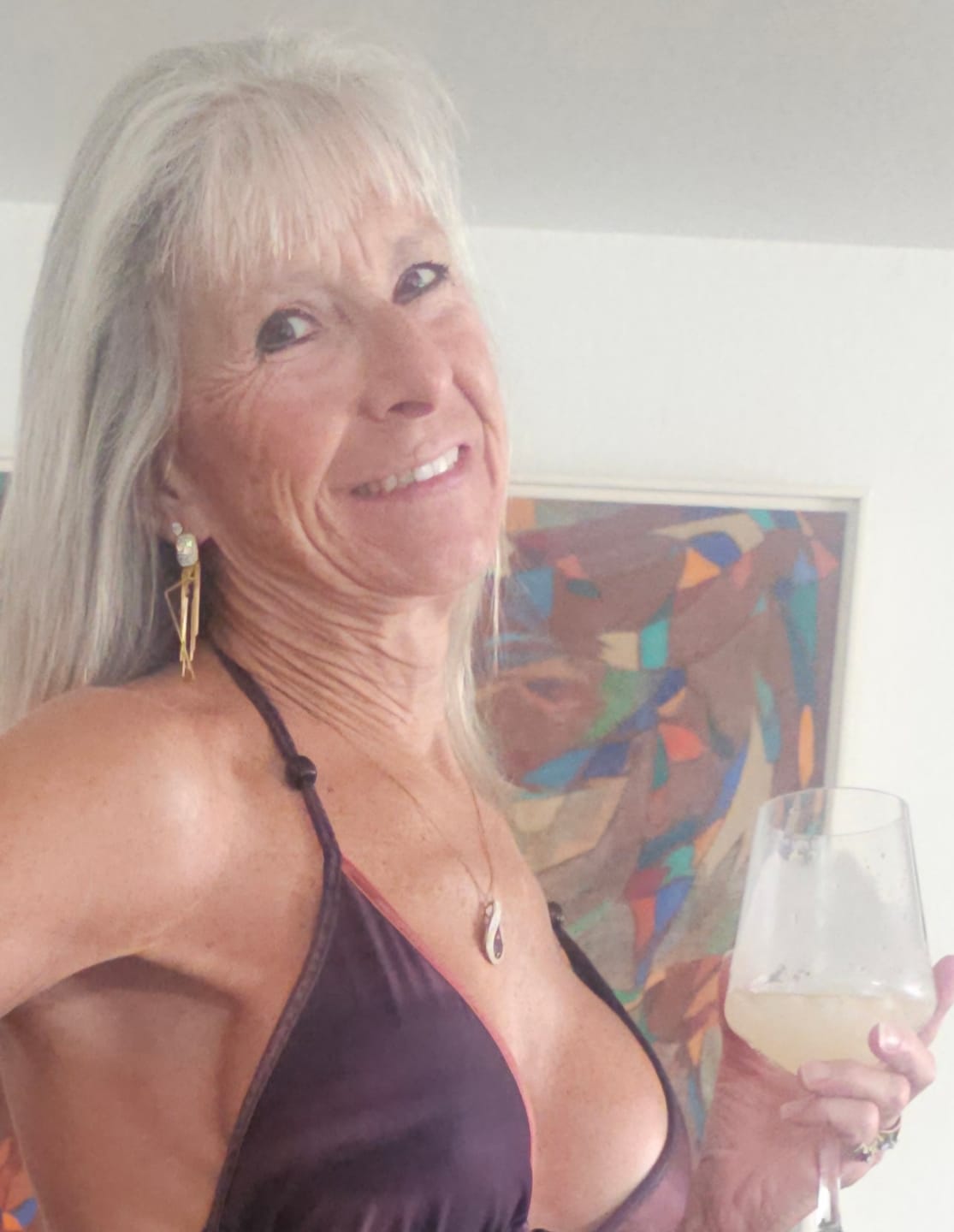 Customer photo review of Tierria Earrings