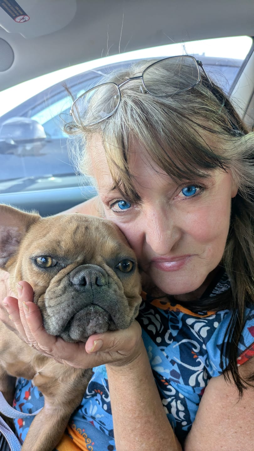 Customer photo review of New York Blue Prescription Colored Contact Lenses
