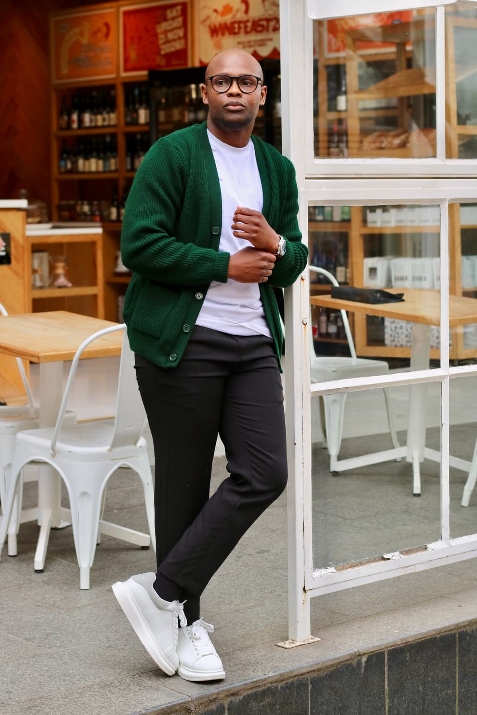 Customer photo review of Forest Green Cardigan