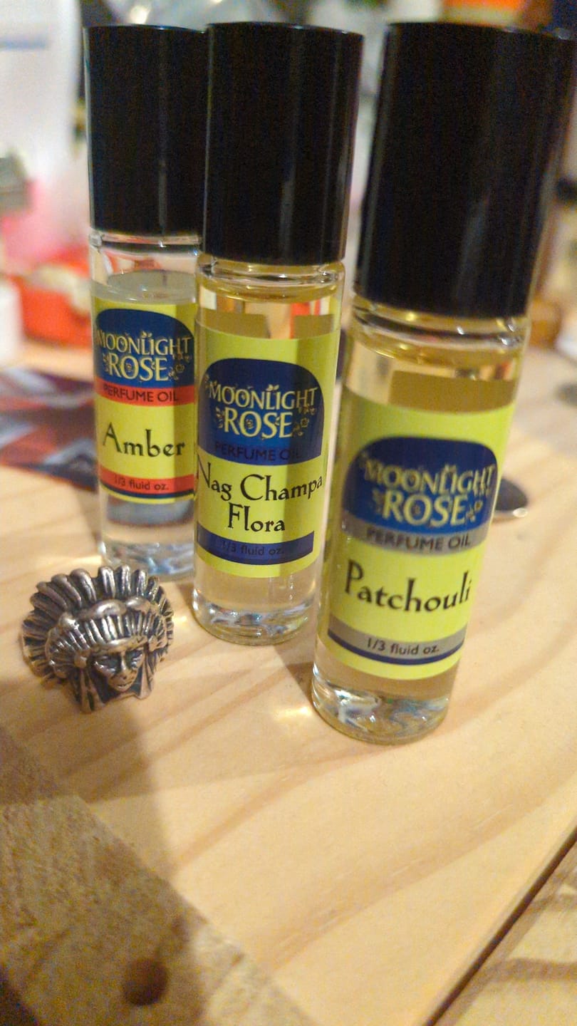 Customer photo review of Moonlight Rose Perfume Oil