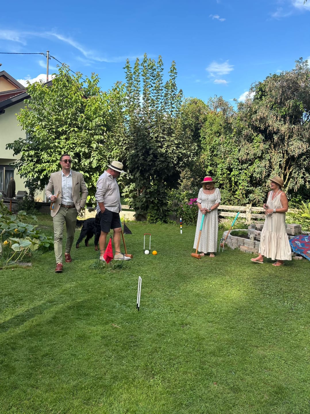 Customer photo review of Garten Croquet Set 6 Spieler