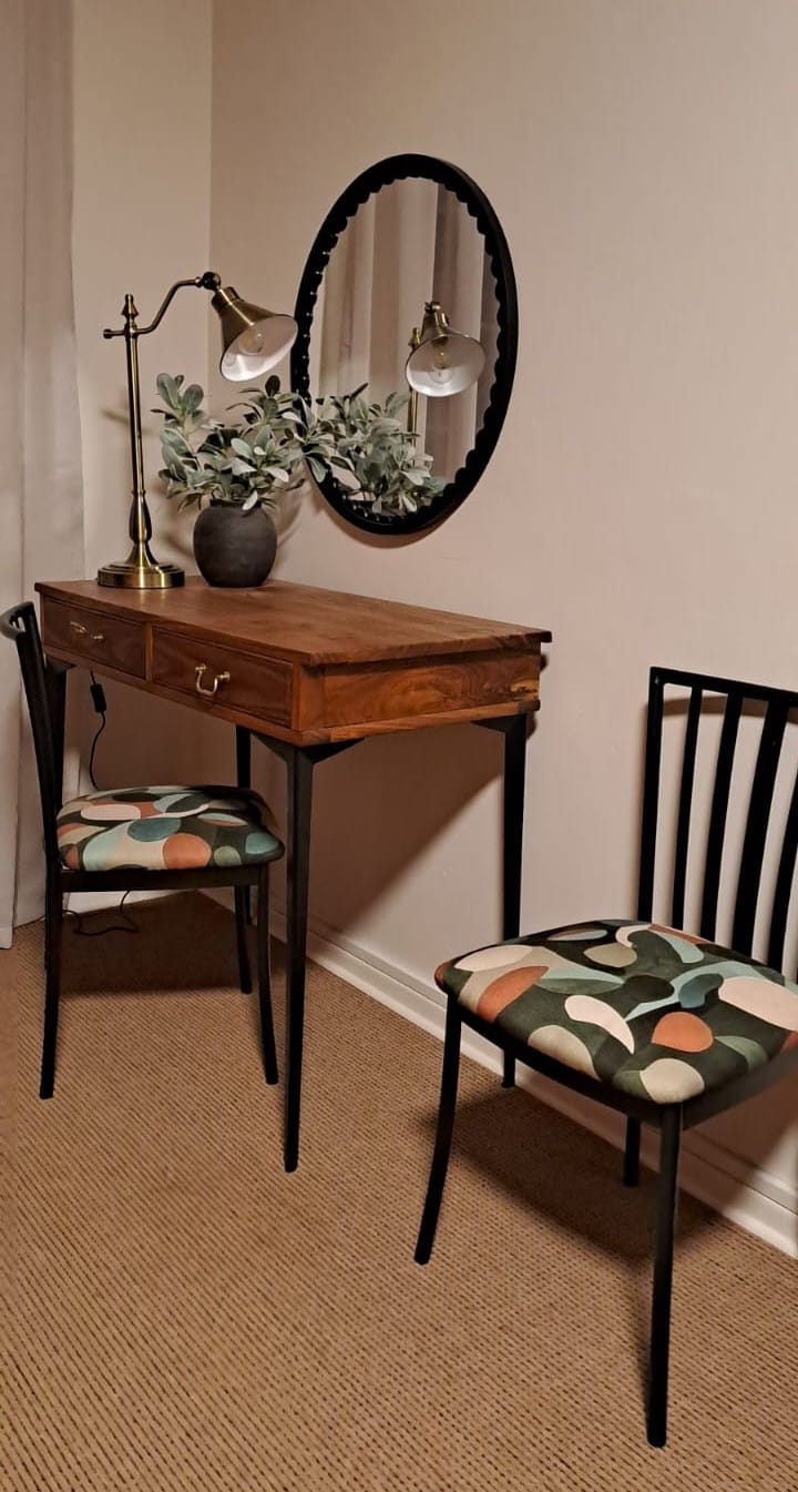 Customer photo review of Vesica Brass Table Lamp Antique Brass