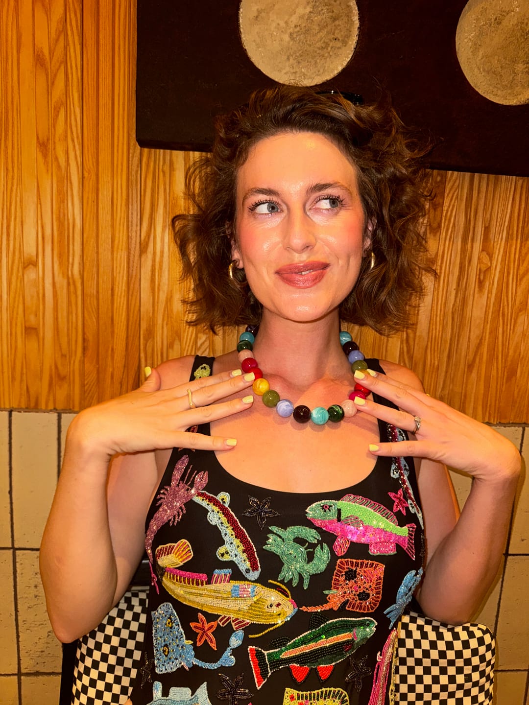 Customer photo review of Alondra Necklace