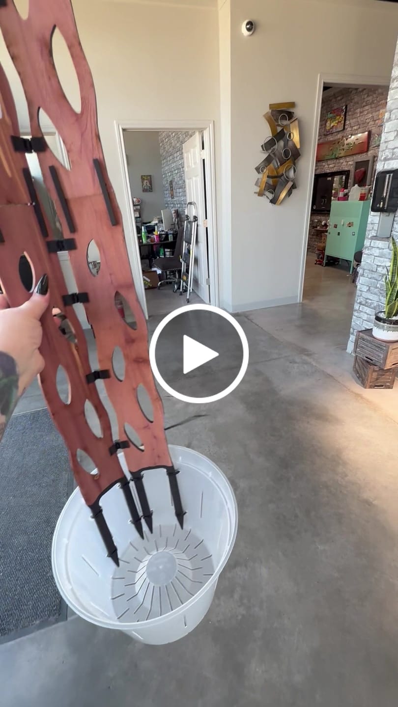 Customer video review of Zella - Wooden Extendable Plant Support