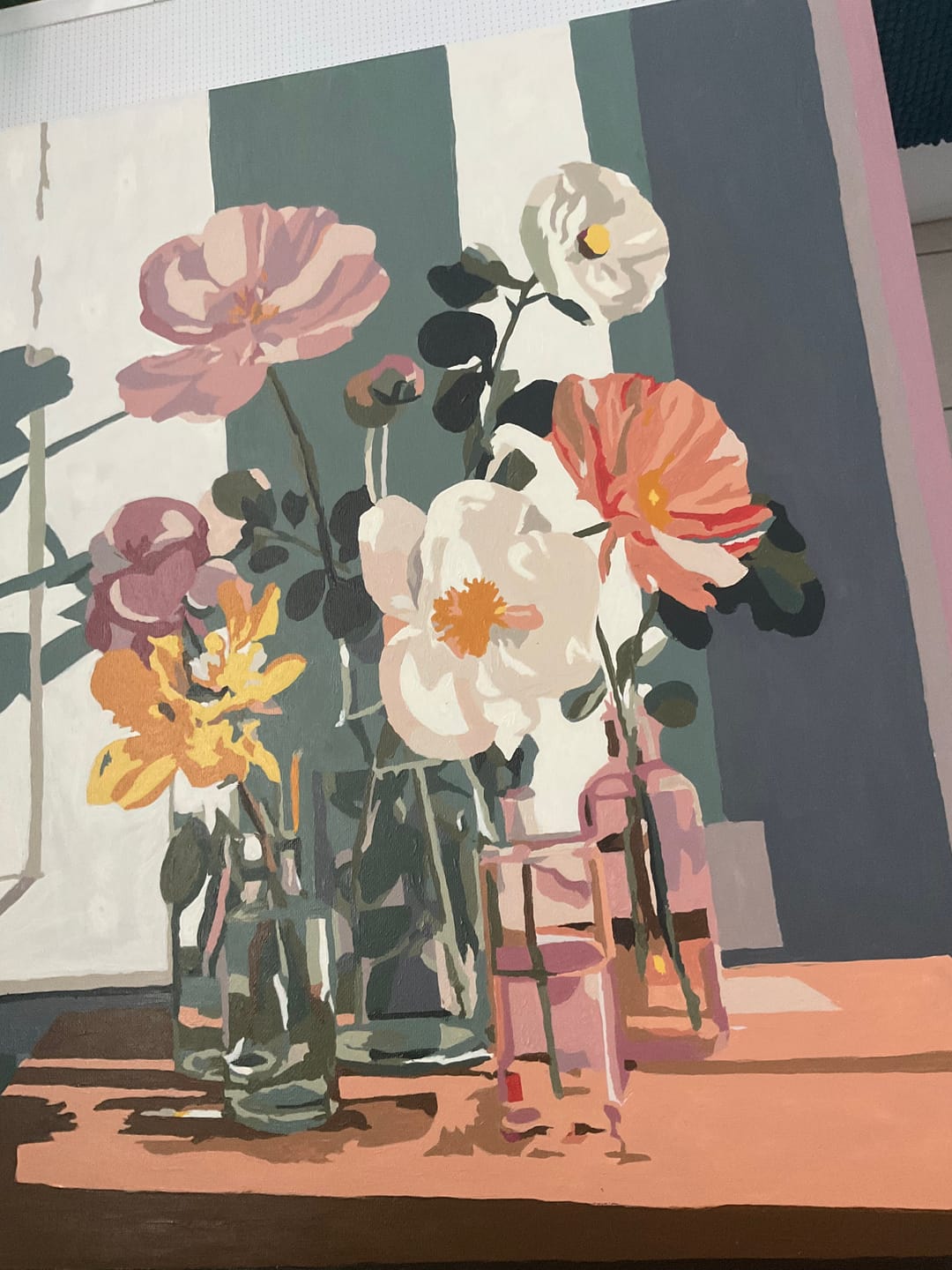 Customer photo review of Beauty in glass | Paint by Number