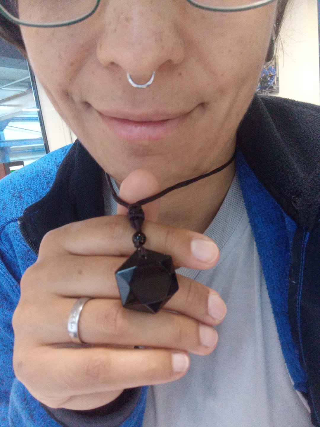 Customer photo review of Obsidian Anti-Negativität Set