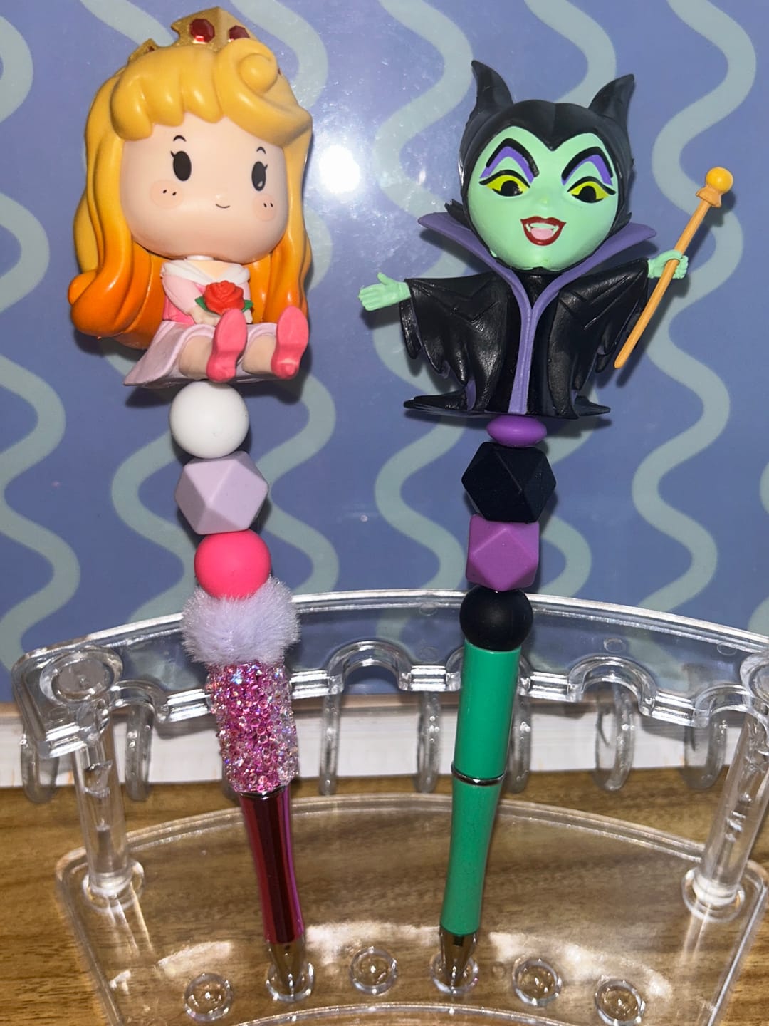 Customer photo review of Villain Tea Party Pen Topper Set (No Hole)