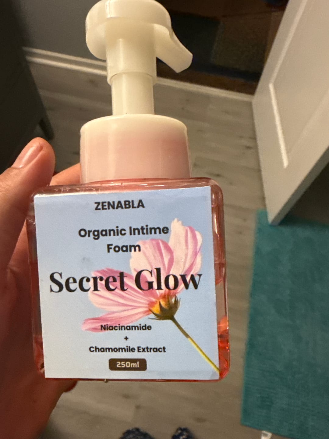 Customer photo review of Secret Glow-Organic Intime Foam
