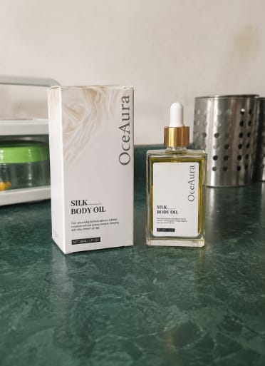 Customer photo review of Aceite Corporal Reafirmante