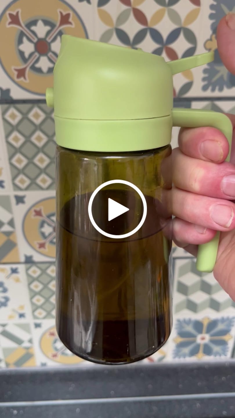 Customer video review of 2 in 1 Oil Dispenser