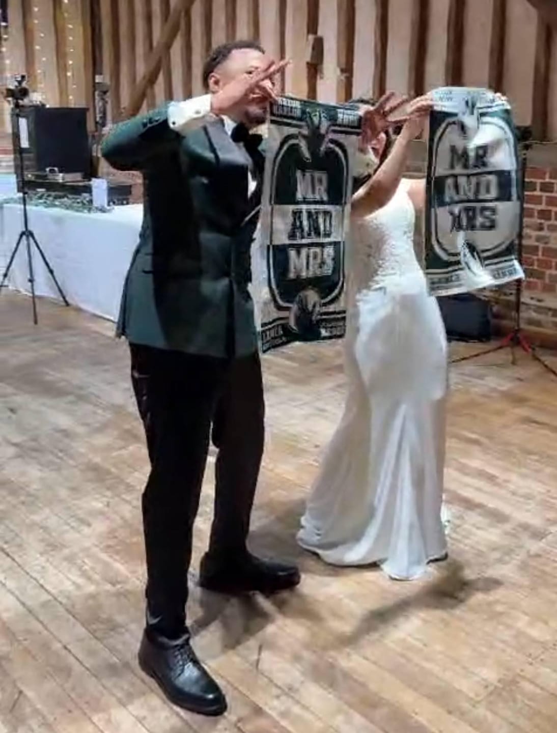 Customer photo review of Custom Sports Team Logo Towel, Personalized Gym Rally Towel