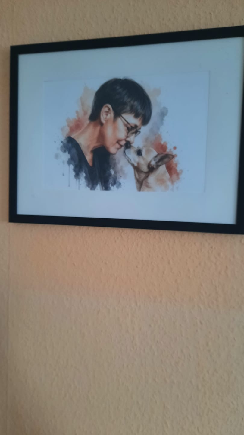 Customer photo review of Euer Foto als Kunstwerk – mit Live-Vorschau, als Poster oder Leinwand