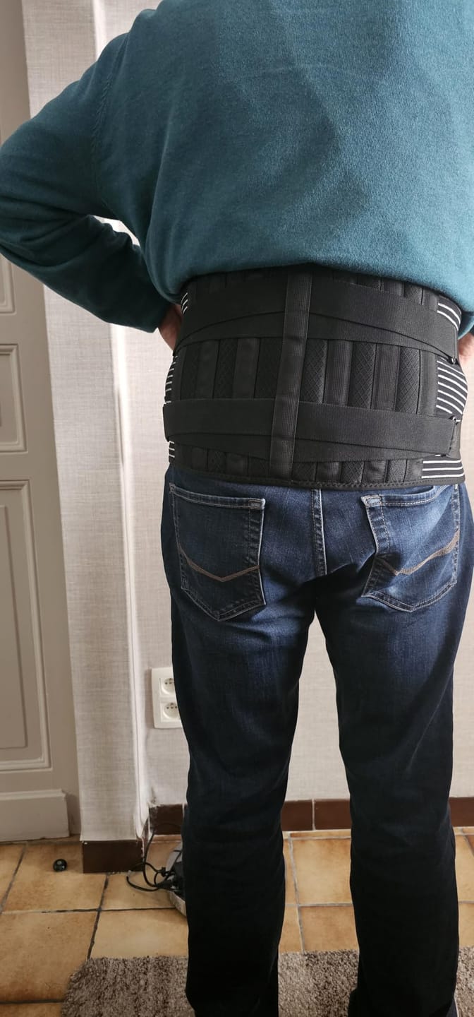 Customer photo review of Ceinture Lombaire de Soutien Ajustable