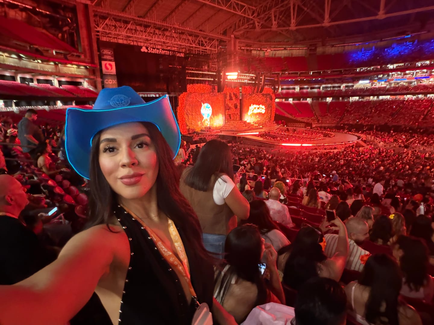 Customer photo review of Light Up Neon Cowboys ® Hat