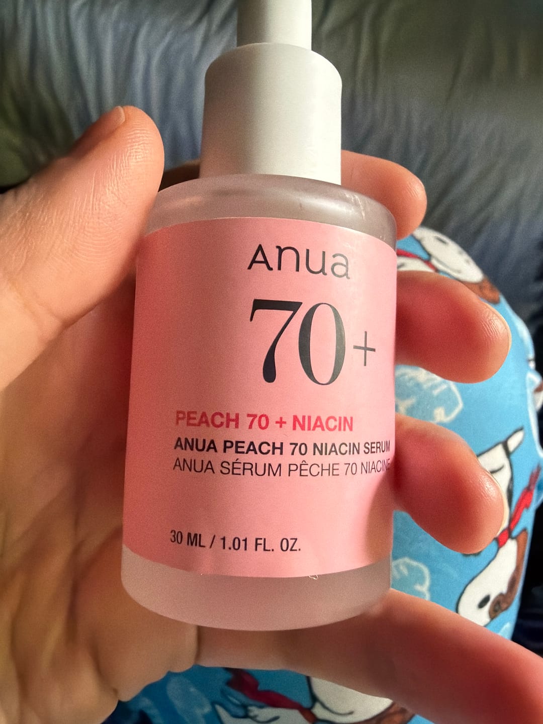 Customer photo review of Peach 70% Niacinamide Serum