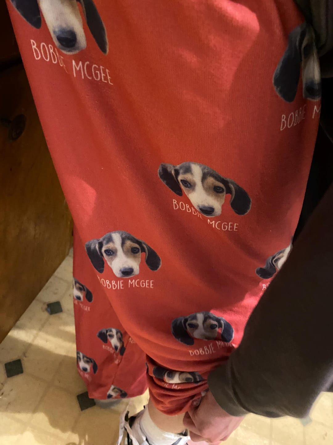 Customer photo review of Personalized Pet Photo Pajama, Custom Dog & Cat Portrait PJs, Family Matching Loungewear