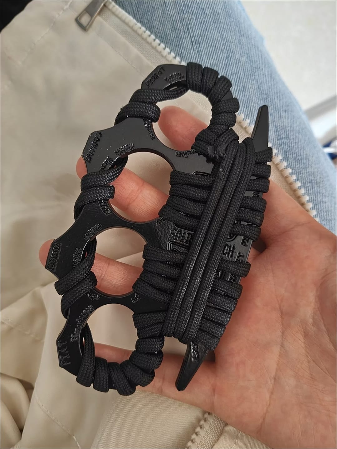 Customer photo review of Large Four-Finger Zinc Alloy EDC Tool