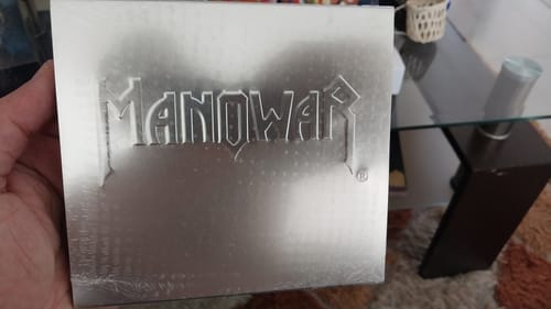 Customer photo review of Manowar CD Gods Of War Limited Collector's Steelbook Edition