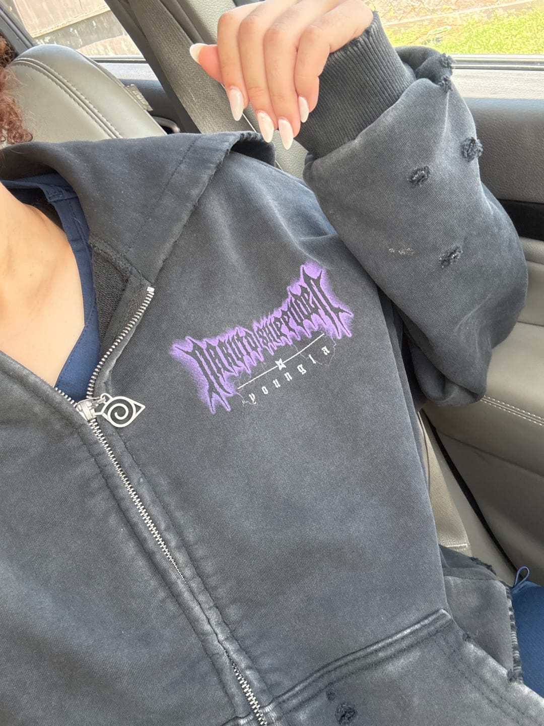 Customer photo review of 5086 - Naruto Zip-Up Hoodies