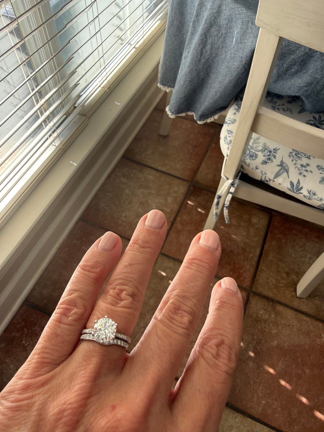 Customer photo review of 1.00-6.50 CT Round Cut Lab Grown Diamonds - Bridal Set