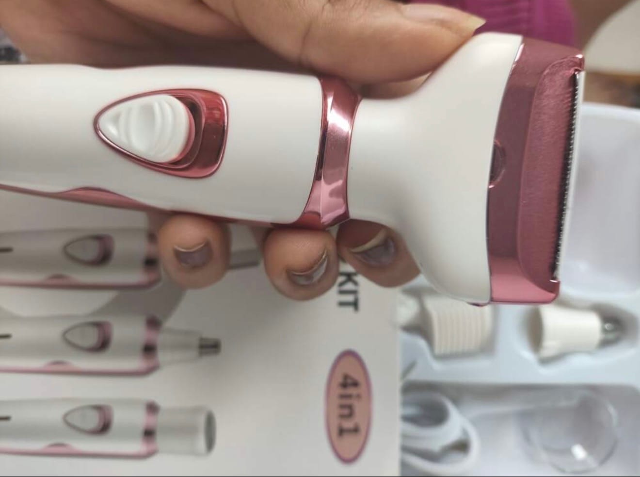 Customer photo review of DEPILADORA 5 EN 1 PROFESIONAL