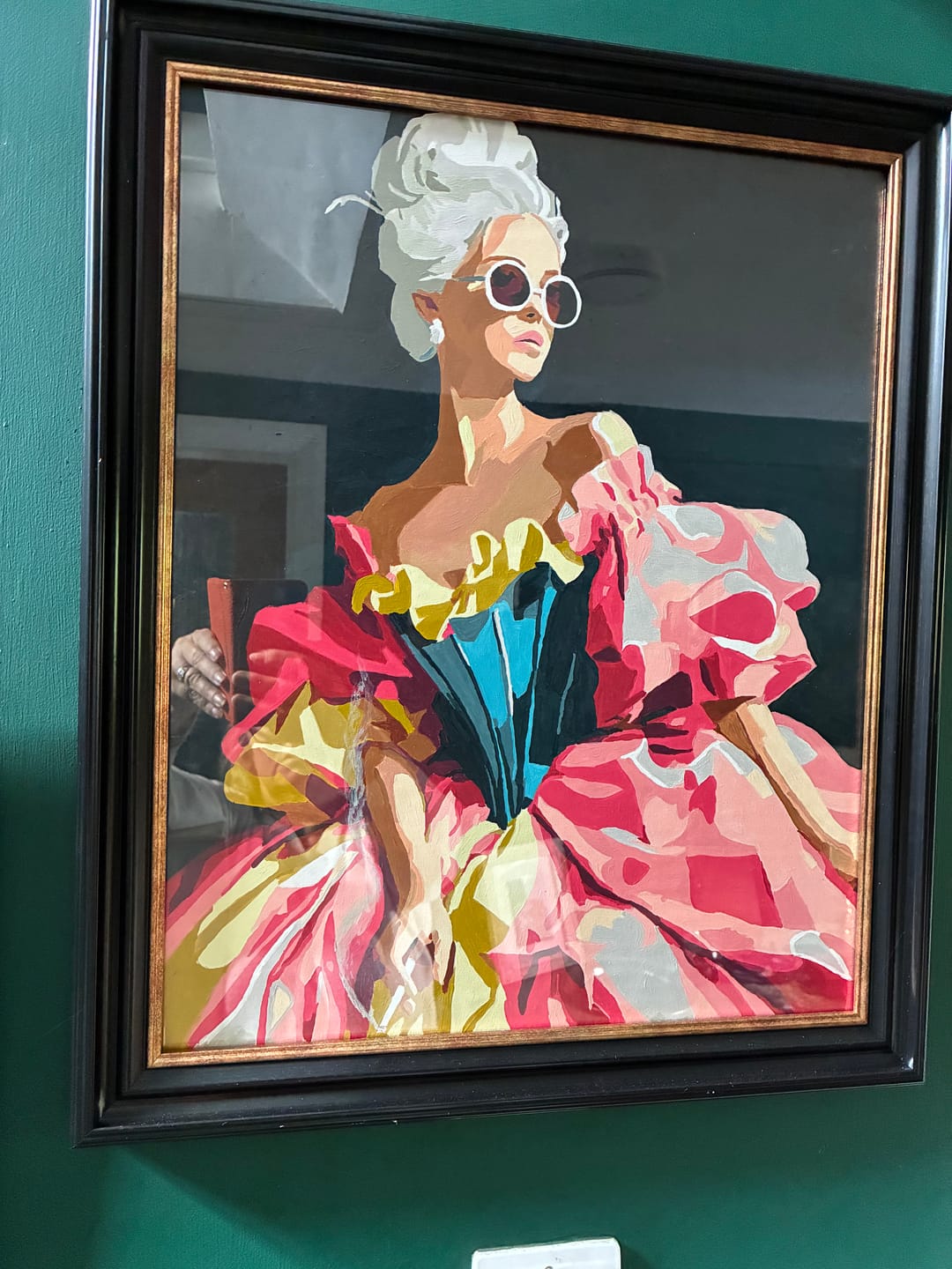 Customer photo review of The Modern Duchess | Paint by Number