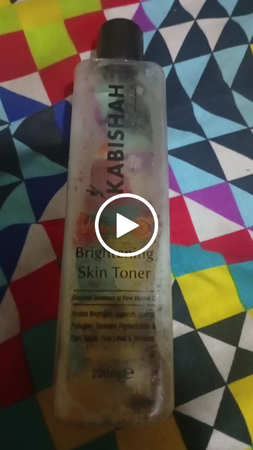 Customer video review of Rice Raw Pulp Brightening Toner