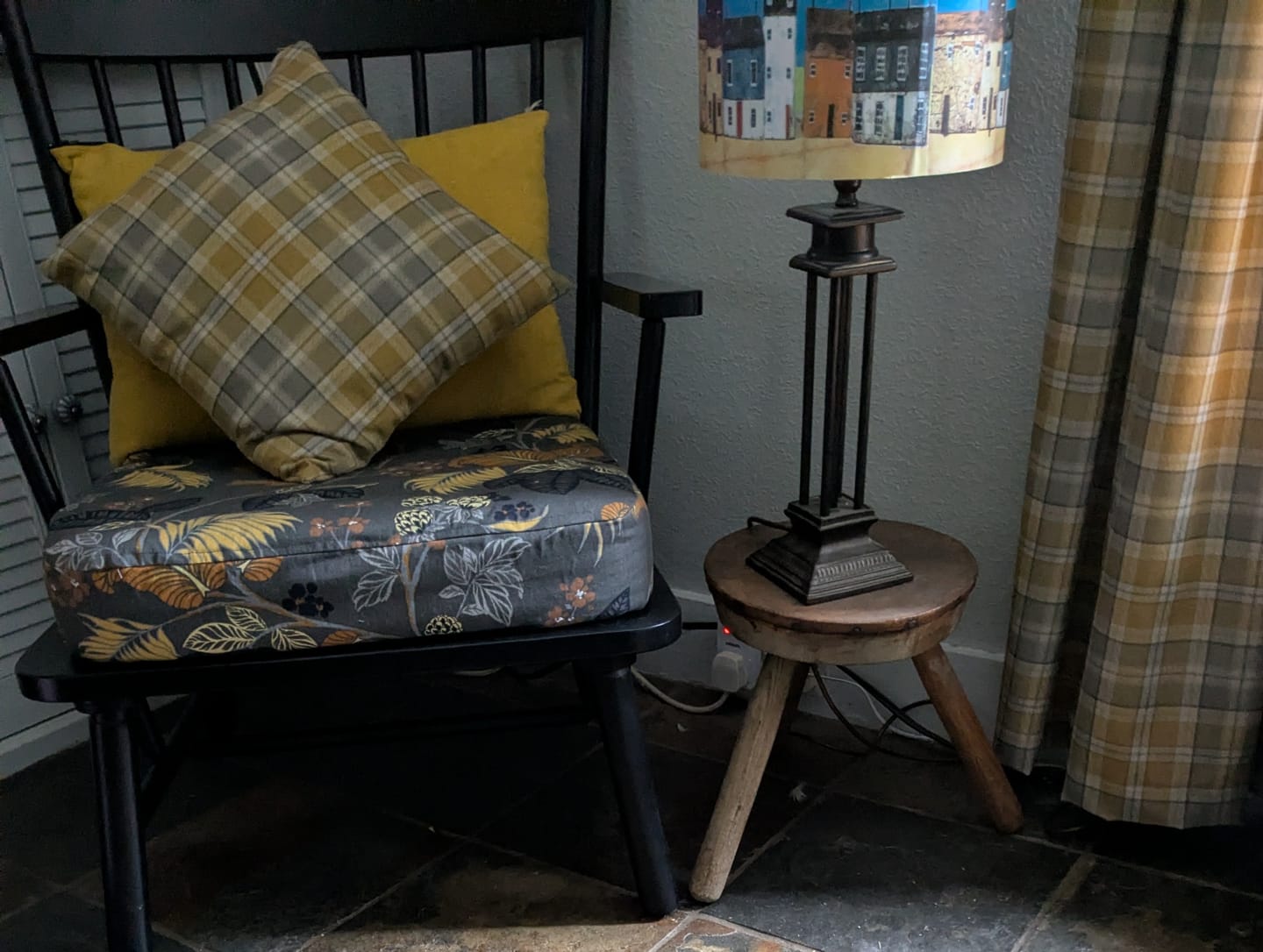 Customer photo review of Forest Flourish Cotton Canvas Fabric