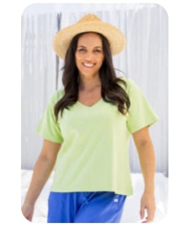 Customer photo review of Classic Cut Cotton Tee