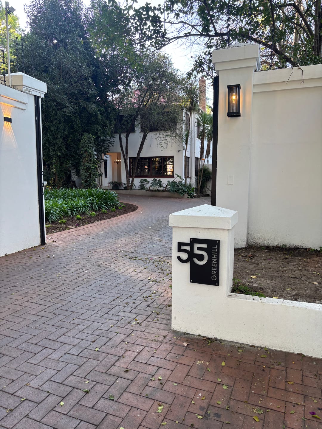 Customer photo review of The Tandem Metal House Number