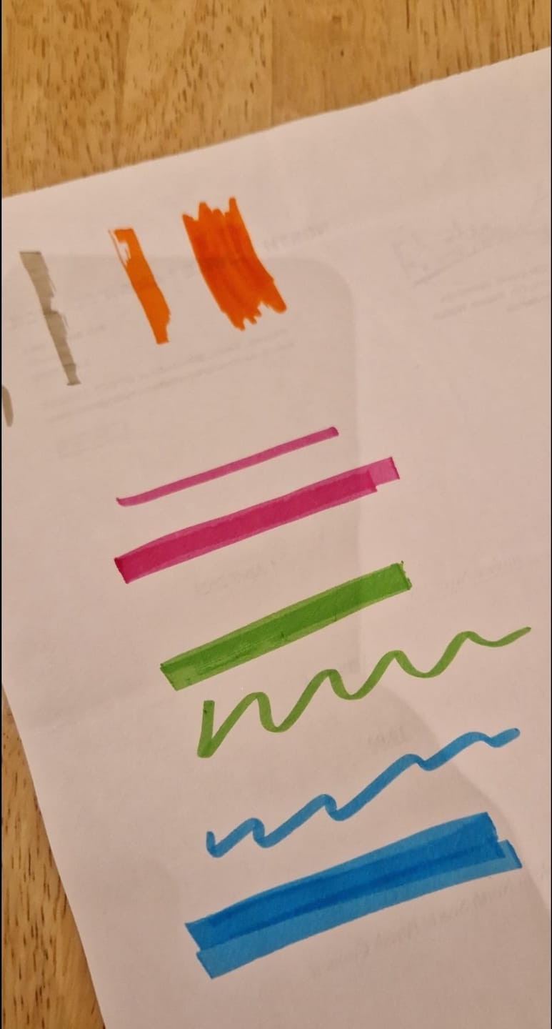 Customer photo review of Ohuhu Dual Tips Water-Based Art Markers