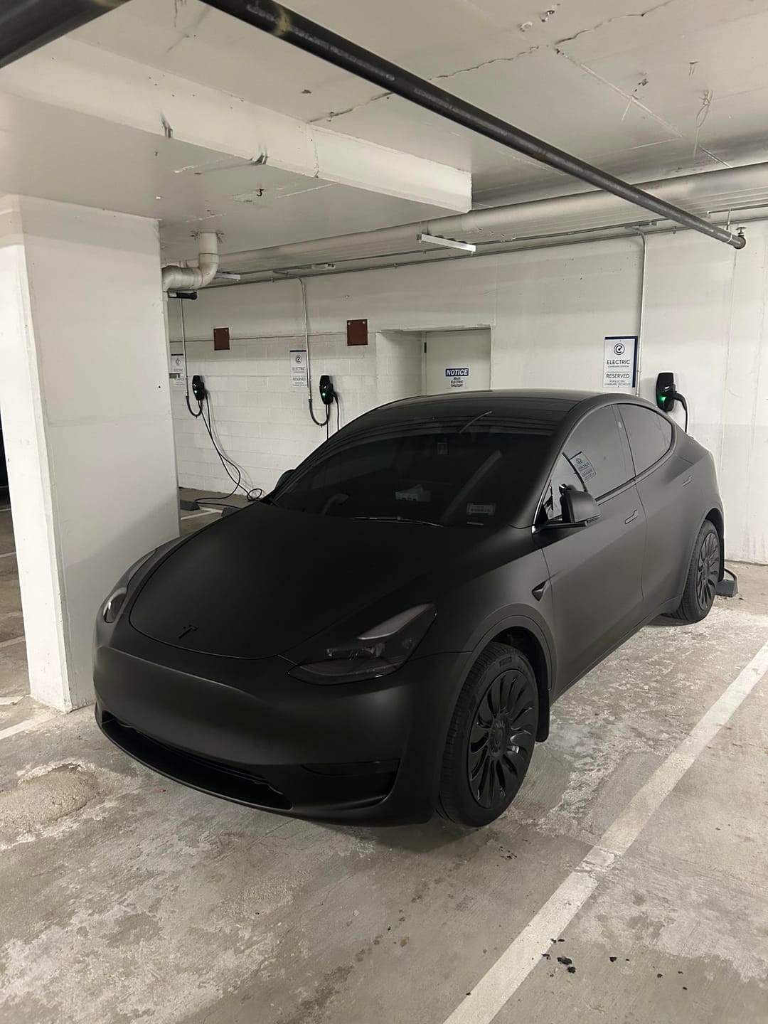 Customer photo review of Mallcas™ Super Matte Black Vinyl Wrap (PET Liner)