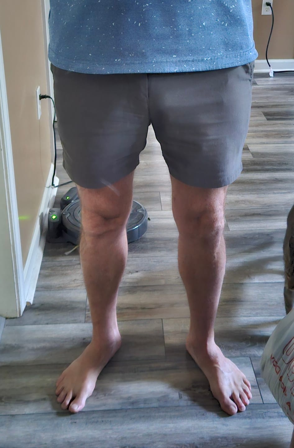 Customer photo review of Ultra-Stretch 5" Chino Shorts - Charcoal