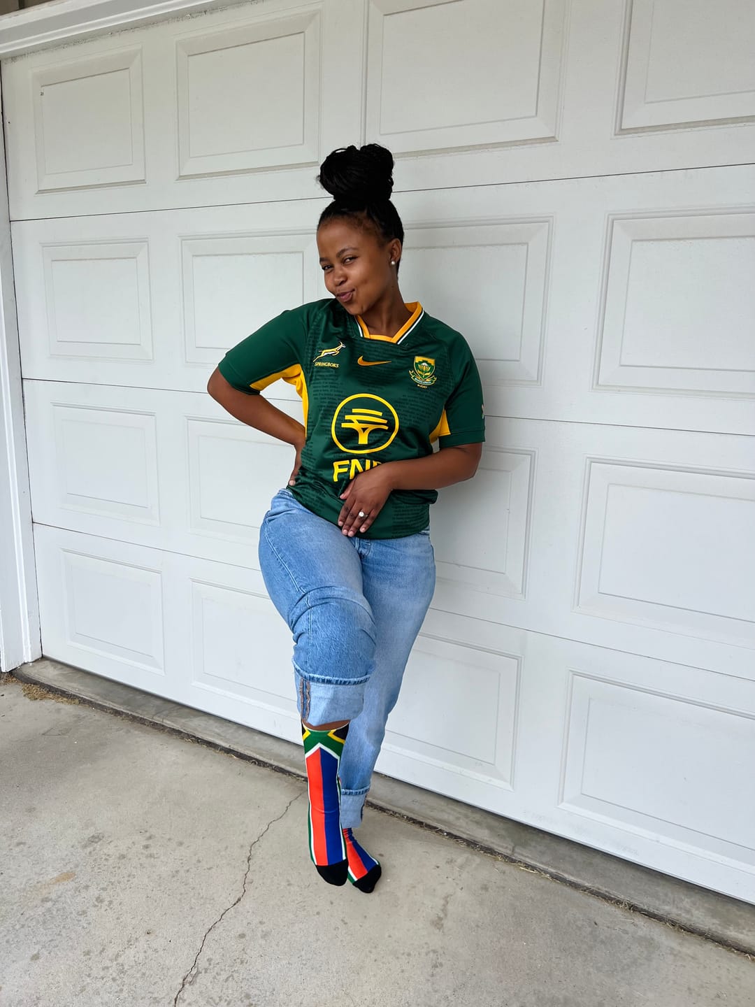 Customer photo review of Springboks Nike Men's 2026 RGR Stadium Jersey