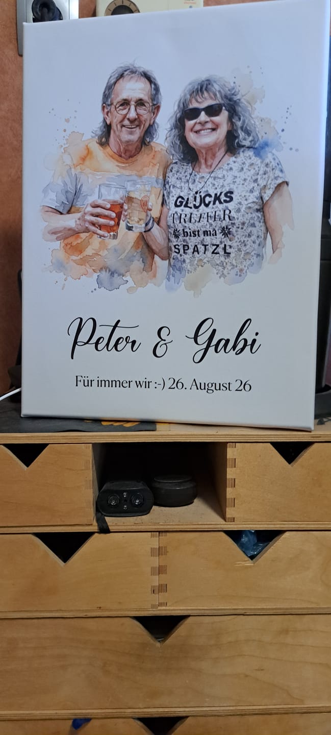 Customer photo review of Euer Foto als Aquarell-Kunstwerk