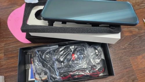 Customer photo review of Dashcam 1080p con camara de marcha atras 1080p