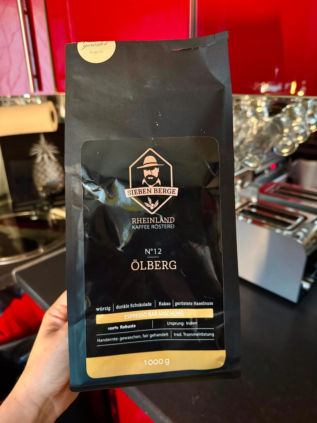 Customer photo review of N°12 Ölberg – Espresso Bar Mischung