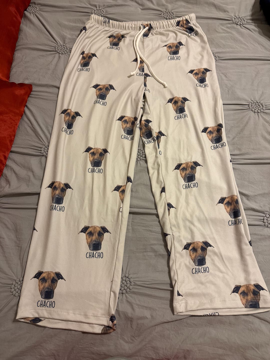 Customer photo review of Personalized Pet Photo Pajama, Custom Dog & Cat Portrait PJs, Family Matching Loungewear