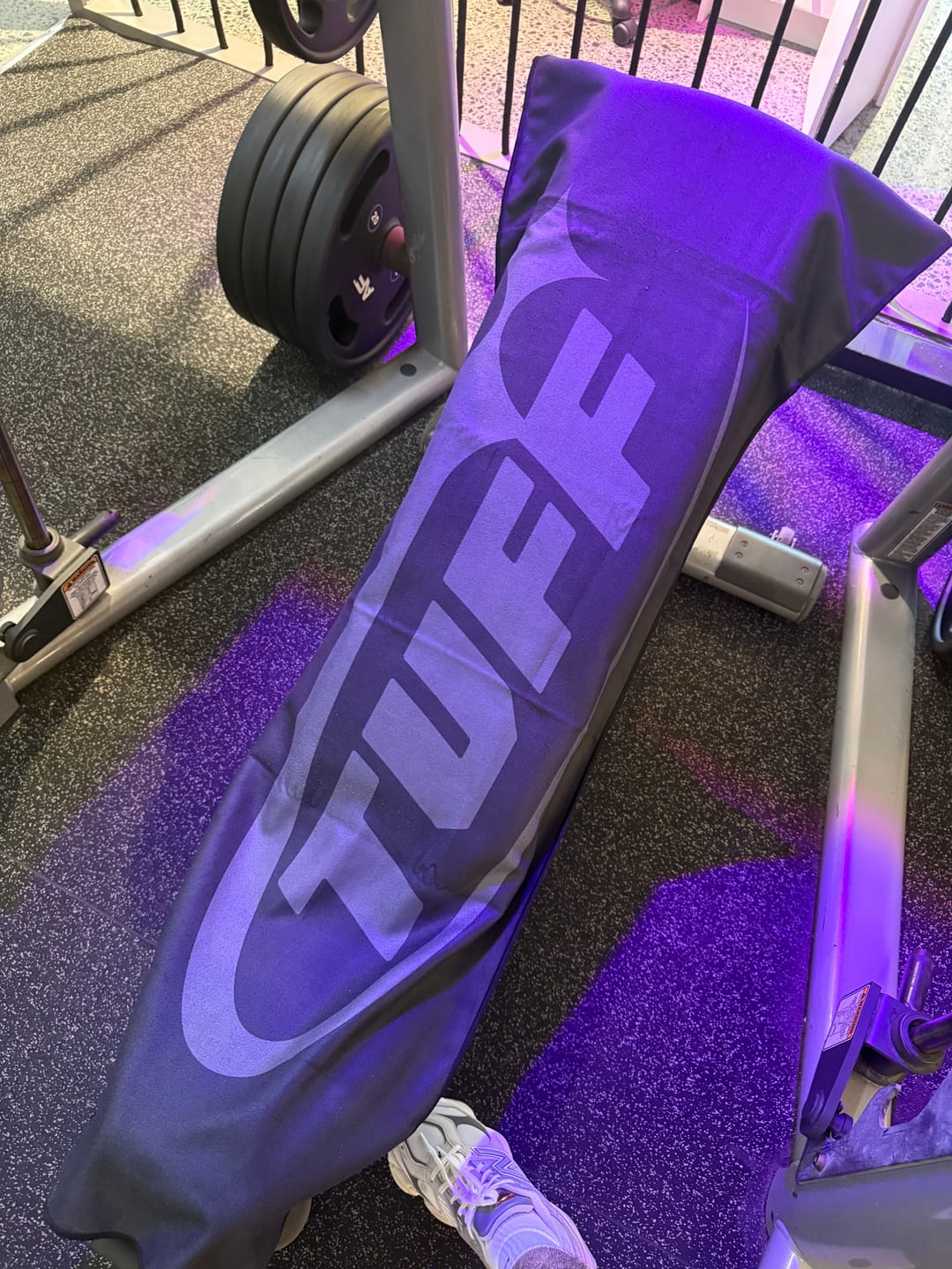 Customer photo review of Hooded Gym Towel