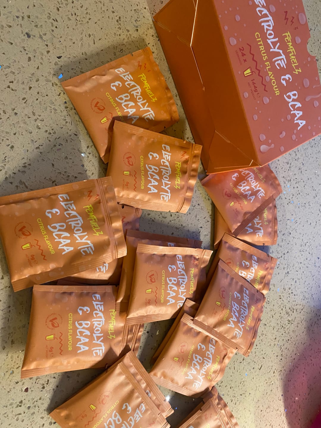 Customer photo review of Protein & Electrolyte Bundle